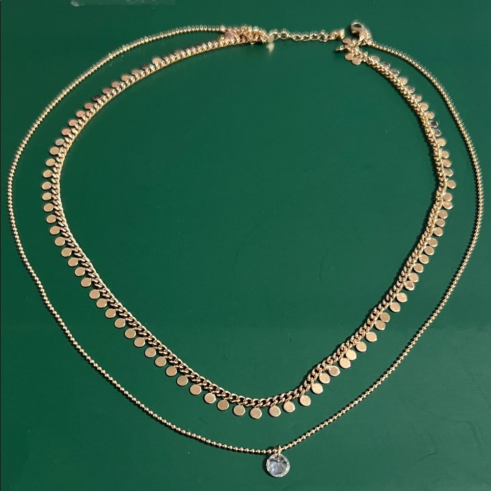 Fashion Elegant Gold Layered Necklace